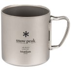 Snow Peak - Ti-Double 450 Mug - Tasse Gr 450 ml grau