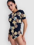 Roxy Sun Babe Ss Onesie Lycra anthracite nostalgic fls Gr. S