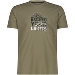 CMP Print Funktions  Herren  T-Shirts oliv Größe XXL Trekking  Geruchsneutrali