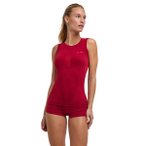 Falke Damen Unterhemden o.Arm Da W Tank Top, Größe XL in Rot