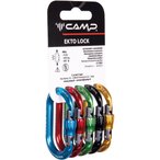 Camp Rack Pack Ekto Lock 5er Pack Karabiner  Karabiner mehrfarbig Größe One Si