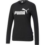 PUMA Damen Sweatshirt ESS Logo Crew TR, Größe XS in Schwarz