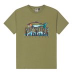 Picture Saywhat  Herren  T-Shirts oliv Größe S Lifestyle  Hautfreundlich