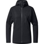 HAGLÖFS Damen Kapuzensweat Rosson Mid Hood Women, Größe L in Schwarz