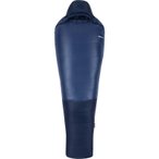 Marmot Mad River 15 - Daunen-Schlafsack links short arctic navy-arctic mist