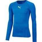 PUMA Kinder Shirt LIGA Baselayer Tee LS Jr, Größe 116 in Blau