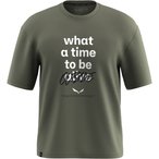 Salewa Eagle Outside Loose  Herren  T-Shirts oliv Größe M Trekking  Hautfreund