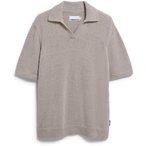 Armedangels Boucle Knit Polo  Herren  T-Shirts grau Größe S Lifestyle  Hautfre