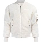SMILODOX Teddy Jacke Ferell, Größe S in Weiß
