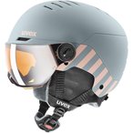 Uvex Rocket Visierhelm Kinder  Skihelme grau Größe 51-55CM Freeride | Skifahre