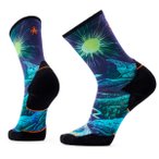 Smartwool - Trail Run TC Treeline Print Crew Socks - Laufsocken 38-41 blau