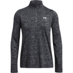 UNDER ARMOUR Damen Shirt TECH 1/2 ZIP- TWIST, Größe M in Grau