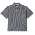 Brixton - Journey Lightweight S/S Woven - Hemd Gr XL grau