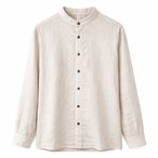 Mazine Stand Collar Linen  Herren  Hemden beige Größe XL Lifestyle  Hautfreund