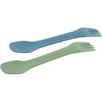 GSI Tekk Tandem 2er Set Göffel  Campingbesteck weiss Größe One Size