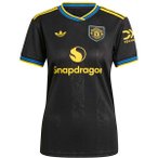 ADIDAS Damen Shirt Manchester United 25/26 Ausweichtrikot, Größe L in Schwarz
