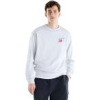 New Balance Neon Crew Herren Sweatshirt ( Hellgrau L)