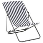 Lafuma Mobilier - Maxi Transat Airlon + - Campingstuhl grau/weiß