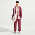 NIKE Damen Kapuzensweat STUDIO FLEECE, Größe L in Weiß