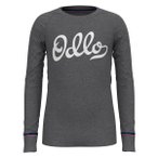 Odlo Kinder Active Warm Originals Longsleeve (Größe 104, grau)