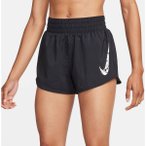 NIKE Damen Shorts One Dri-FIT Mid-Rise 3", Größe L in Schwarz