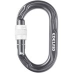 Edelrid Kiwi Screw Ovalkarabiner, anthracite