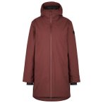 Stoic - Women's MountainWool MMXX. Uppsala Coat - Mantel Gr XS rot