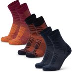 DANISH ENDURANCE Socken Light Hiking Crew, Größe 35/38 in Orange