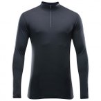 Devold - Breeze Half Zip Neck - Merinounterwäsche Gr S schwarz/blau