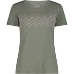 CMP Print  Damen  T-Shirts grau Größe 3XL Trekking  Hautfreundlich Lyocell (Te