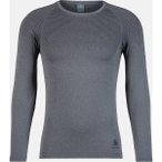 ODLO Herren Unterhemd BL TOP crew neck l/s PERFORMAN, Größe XL in Grau