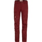 Fjällräven Karla Pro Zip-Off Hose Damen  Zip-Hosen rot Größe M Camping  Haut