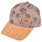 maximo - Boy's Cap Surfen Klettverschluss - Cap Gr 55-57 cm braun