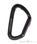 Edelrid Pure Slider Schnappkarabiner-Schwarz-One Size