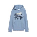 Puma Kinder Kapuzensweats lg.Arm Ki MID90s Hoodie FL B, Größe 140 in Blau
