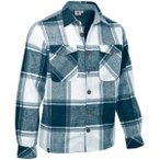 MAUL Herren Hemd Schwenningen Flanell Hemd, Größe 48 in Blau