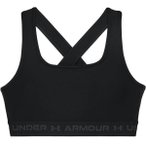 UNDER ARMOUR Damen BH Crossback Mid Bra, Größe S in Schwarz