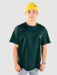 Carhartt WIP Chase T-Shirt dark fir / gold Gr. S