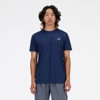 NEW BALANCE Herren T-Shirt Mens Running SS Top, Größe L in Blau