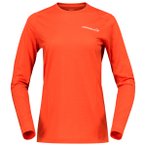 Norrøna - Women's Falketind EqualiserUll Long Sleeve - Merinoshirt Gr XS paprik