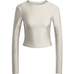 adidas Workout Essentials Shine Damen Longsleeve ( Beige L)