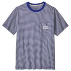 Patagonia - MW Hut Tripper Label Pocket Tee - T-Shirt Gr XXL grau