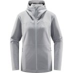 HAGLÖFS Damen Unterjacke Willow Mid Hood Women, Größe L in Grau