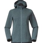 Bergans Kamphaug Knitted   Damen  Fleecejacke gruen Größe L Trekking  Atmungsa