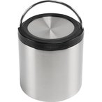 Klean Kanteen TKCanister 32oz - isoliert brushed stainless/black lid/946ml - 32o