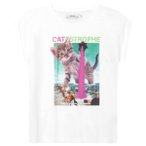 DEDICATED - Women's T-Shirt Visby Catastrophe - T-Shirt Gr XS weiß