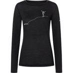 Super.Natural Bergglück  Damen  Longsleeves Merino schwarz Größe L Trekking  