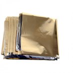 Origin Outdoors - Rettungsdecke - Rettungsdecke Gr 210 x 160 cm gold /grau
