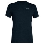Salewa - Puez Melange Dry S/S Tee - T-Shirt Gr 62 blau/schwarz