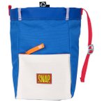 Snap - Big Chalk Fleece Bag - Chalkbag blau/weiß